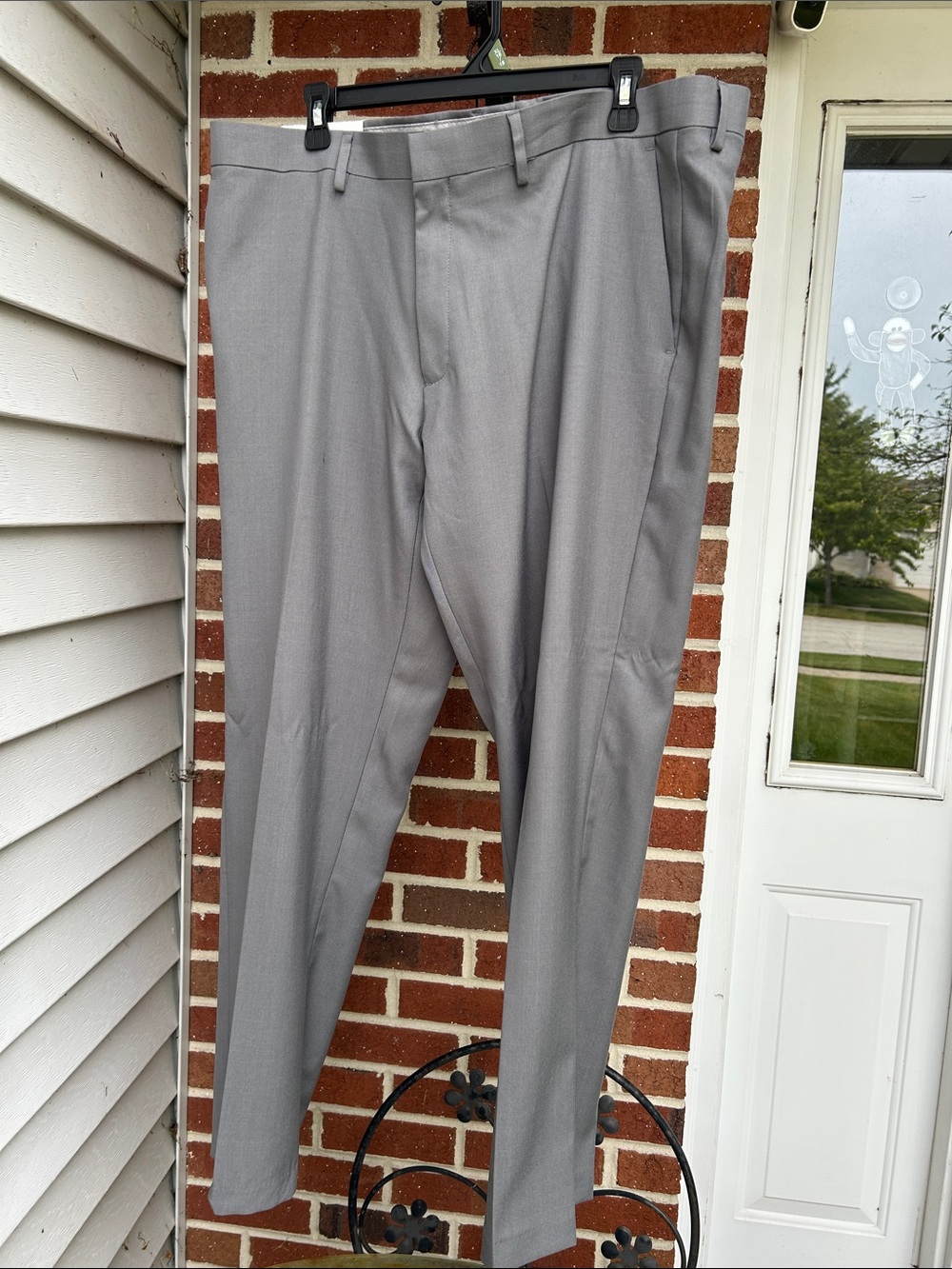 Haggar Men's Classic Gray Dress Pants 40x30